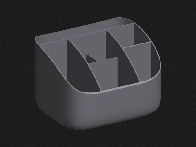[Cosmetics/Makeup Organizer] smaller very poor edit to fit my smaller 3d printer