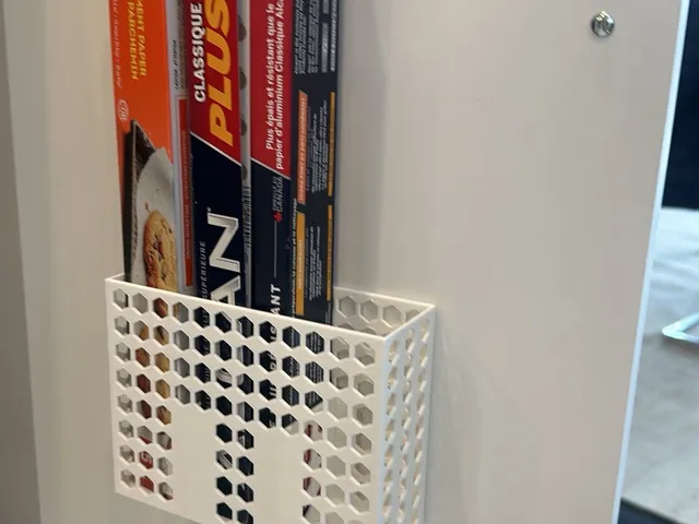 Kitchen storage box for aluminum foil, plastic wrap and baking paper - remix
