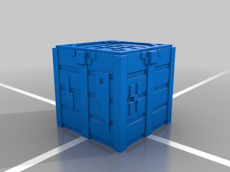 Miniatura 2 do modelo 3D Minecraft 3D Crafting Table / Workbench