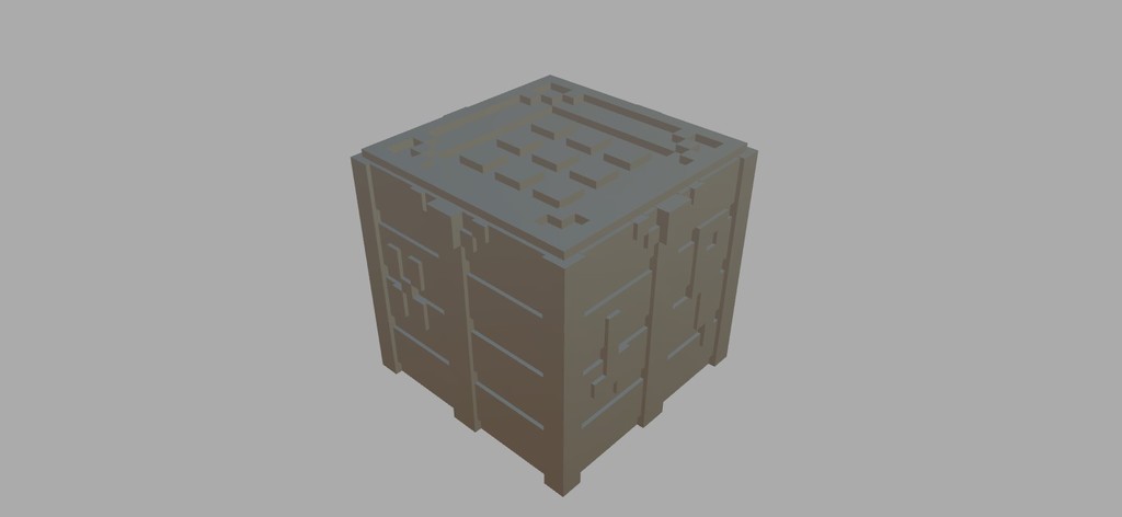 Miniatura 3 do modelo 3D Minecraft 3D Crafting Table / Workbench
