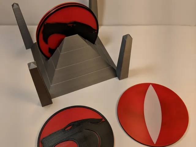 Thundercat coaster set with holder