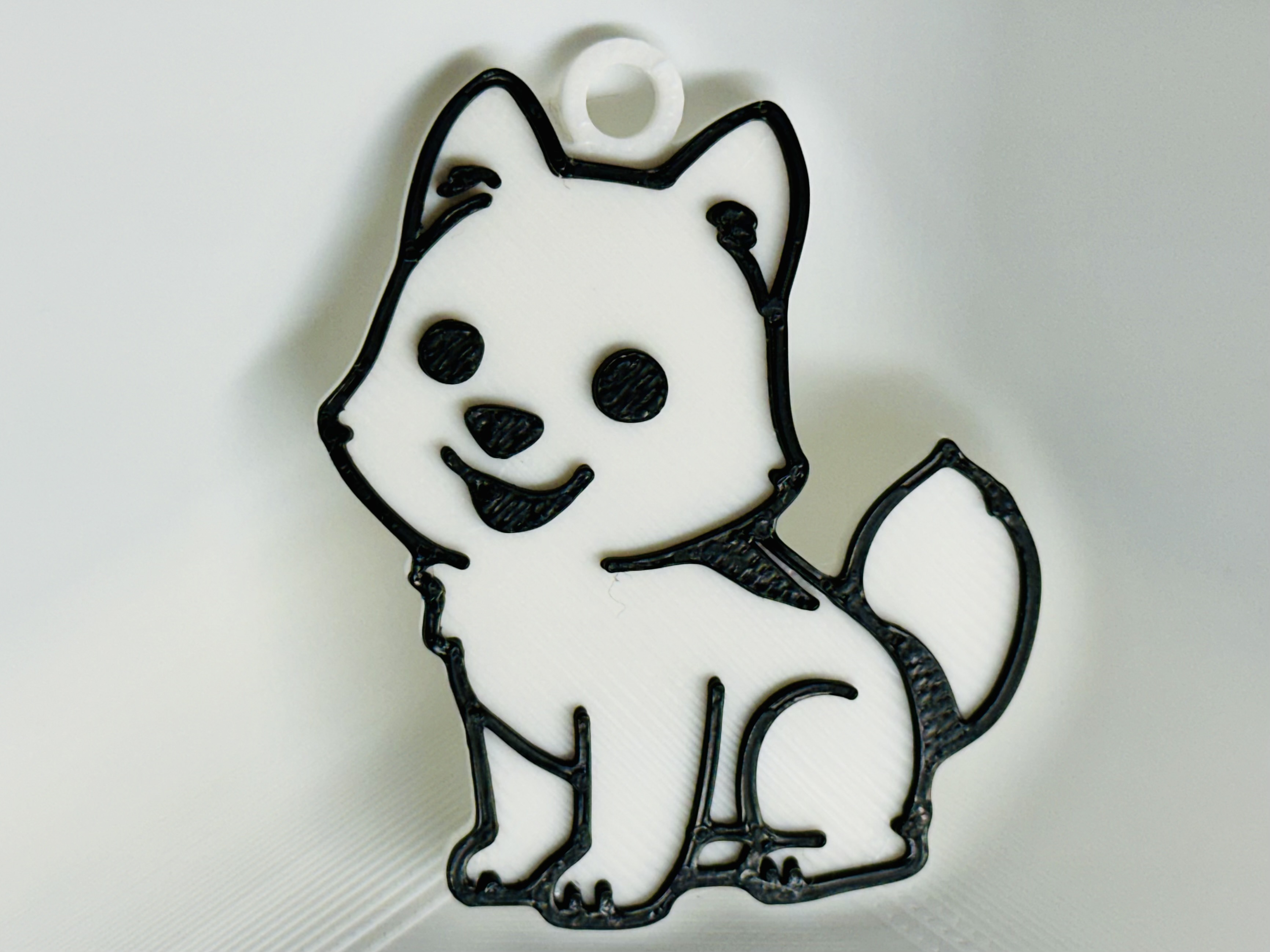 Cute Husky Keychain