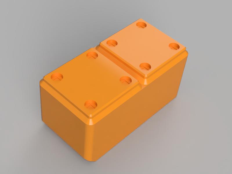 Miniatura 5 do modelo 3D Gridfinity bin with a slanted label