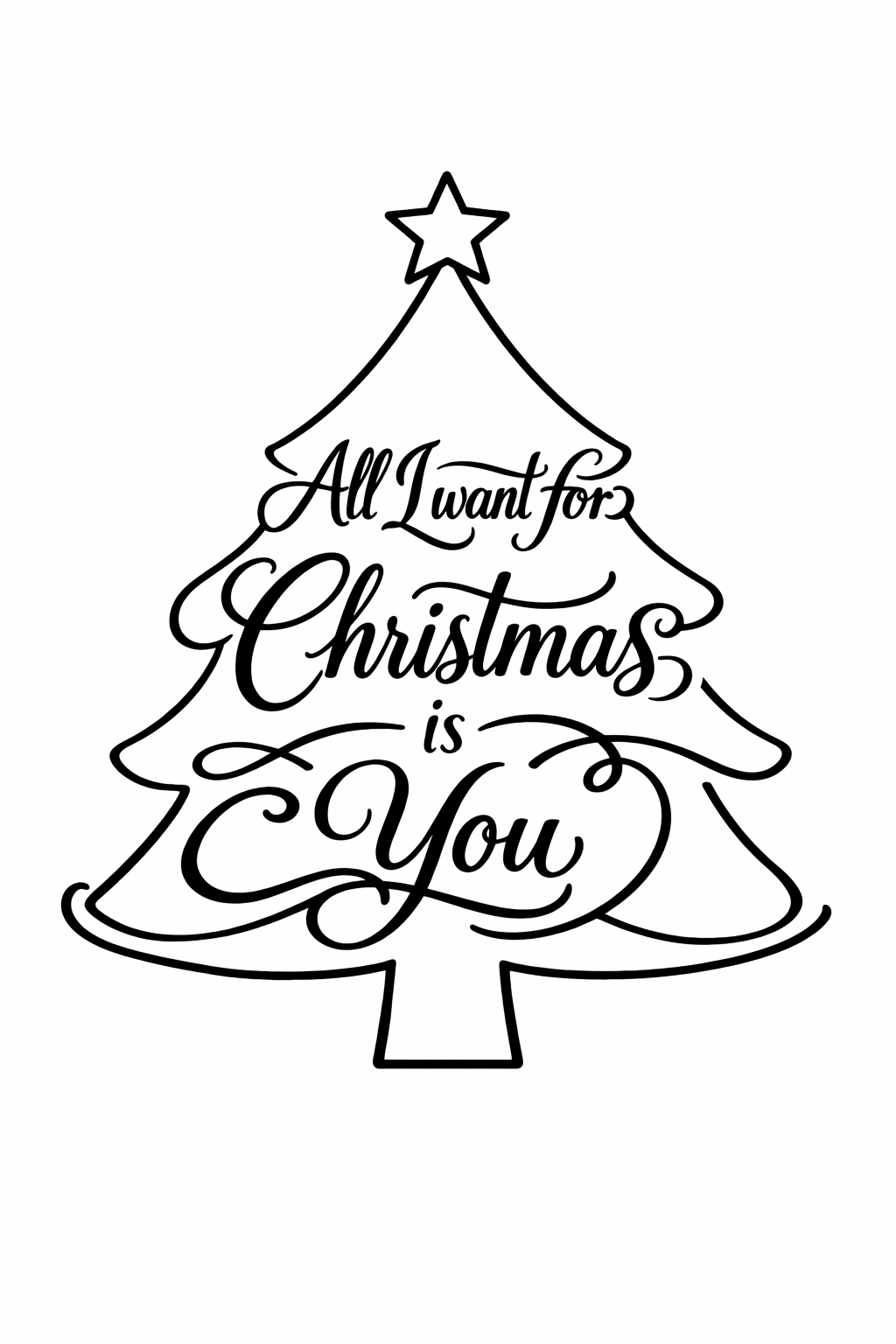 Christmas Tree *All I want for Christmas is You*