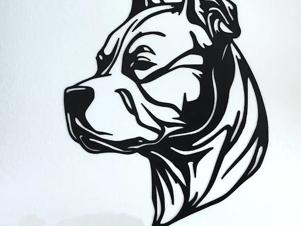 Wall Art Pitbull