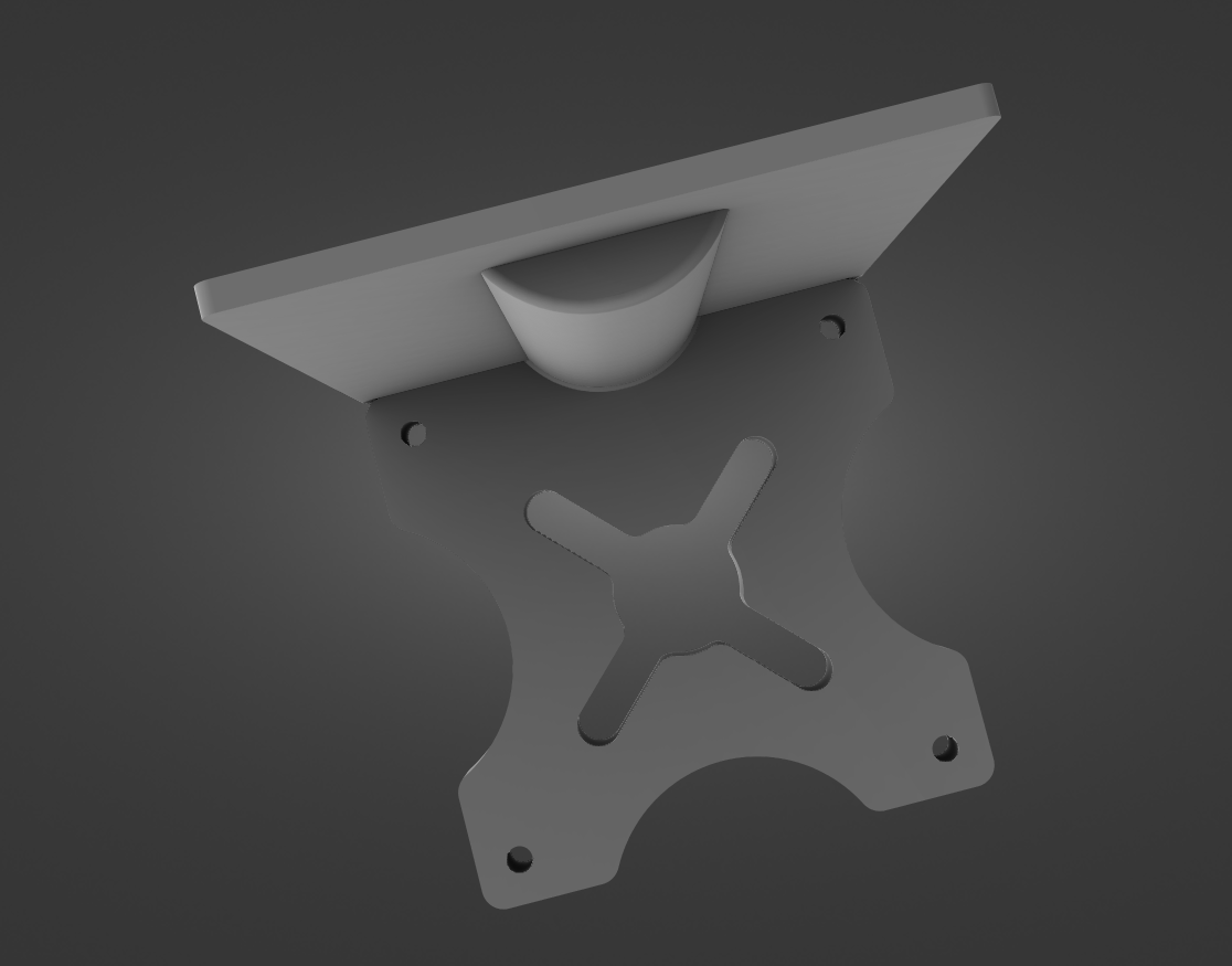 Vesa 100 shelf