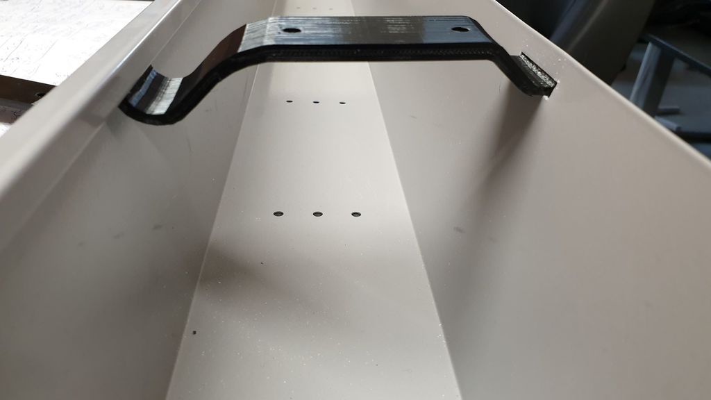 Duct Bracket - under desk