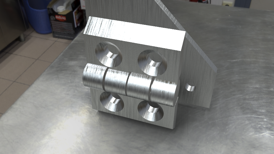 Extrusion Hinge for 20x20 Profiles