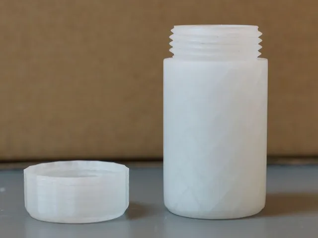 Small bottle with screw cap