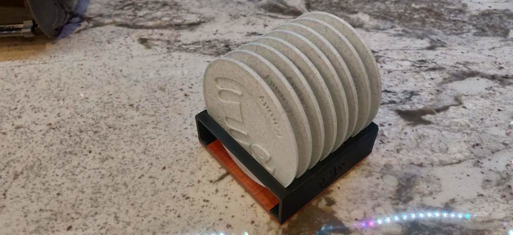 Miniatura 2 do modelo 3D Sloth/Plain Coaster and Holder