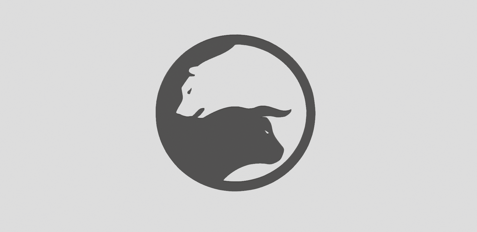 bull vs bear by wallysf Download free STL model