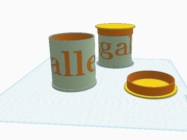 Bote de Galletas, azucar con Tapa Personalizable / Cookie Jar with Lid