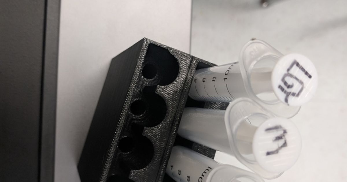 Ink Syringe Holder by zcohen Download free STL model