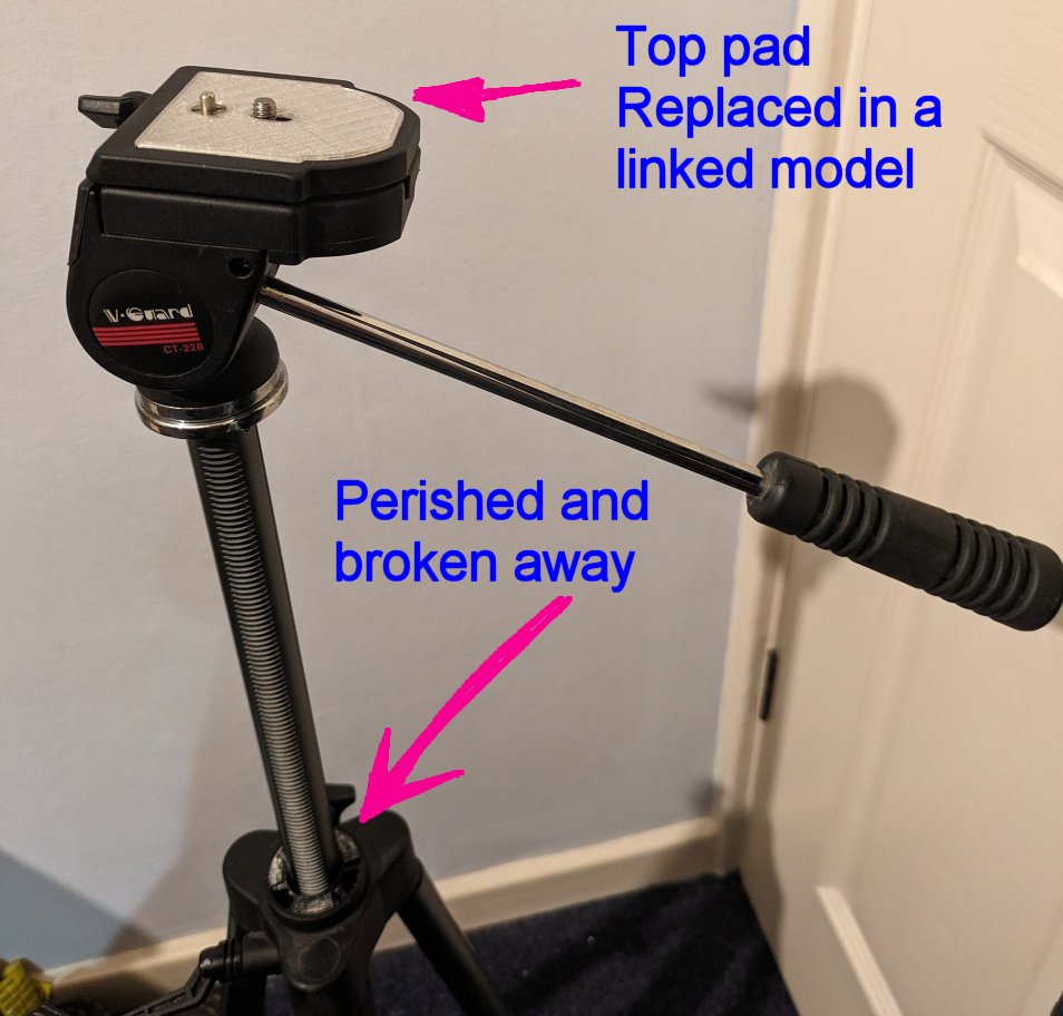Base Buffer Pad Replacement for V-Guard CT-228 Tripod