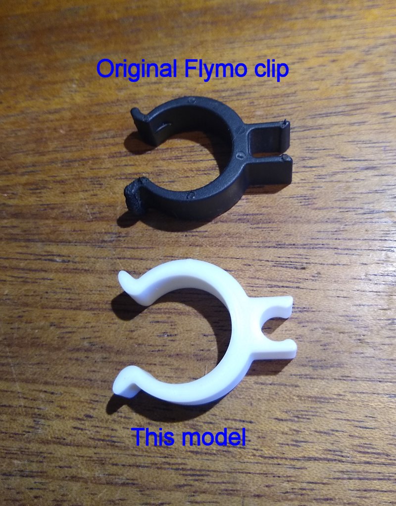 Flymo Onboard Cable Clip For Model Easi Glide 300V Or Others With Bar ...