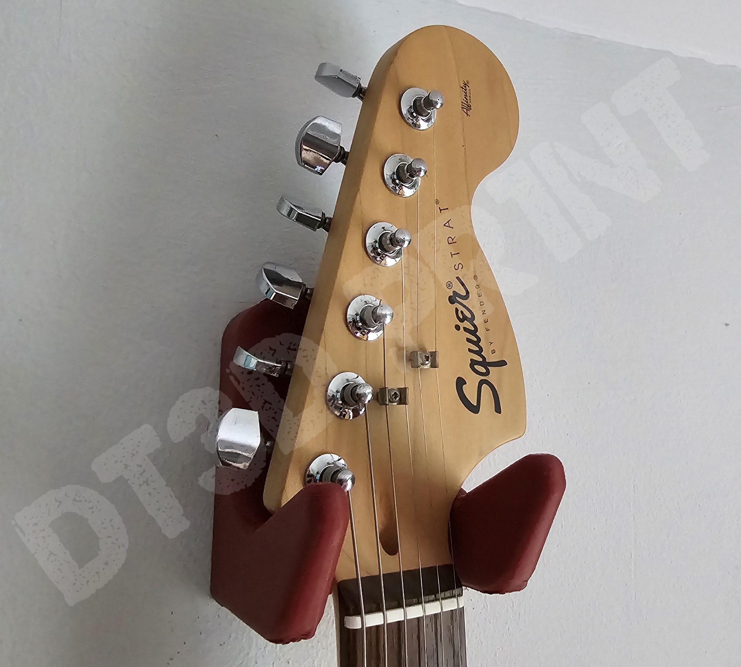 Heavy Duty Guitar Wall Mount (2 SIZES & WALL OFFSETS) 3D model thumbnail