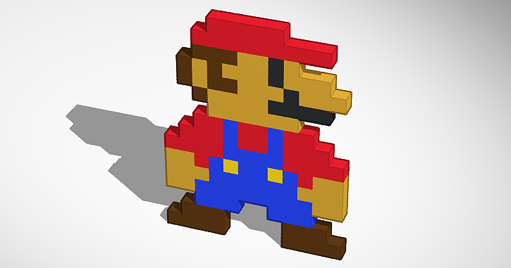 8-bit Mario by Foxtrot | Download free STL model | Printables.com