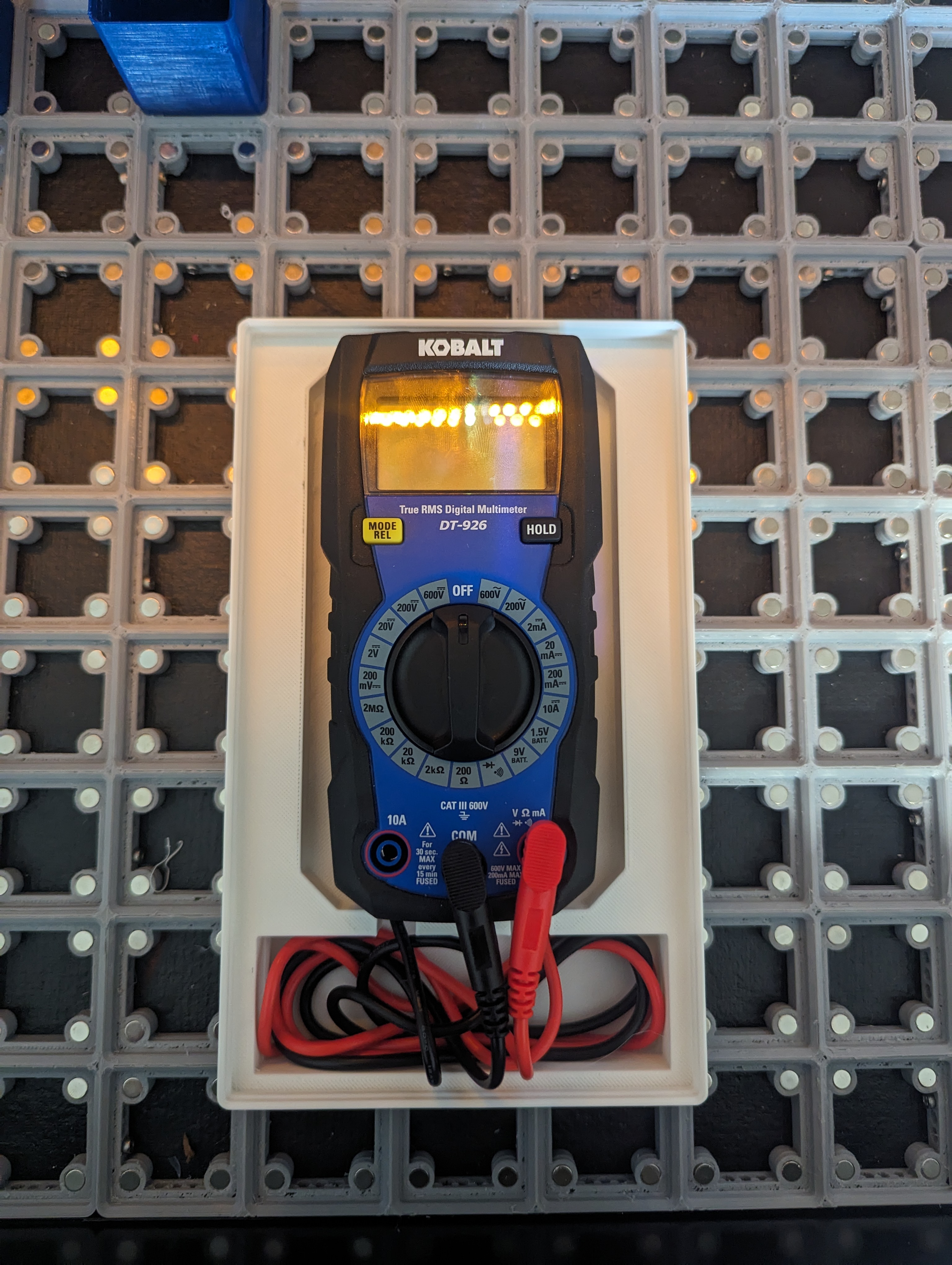 Gridfinity multimeter holder