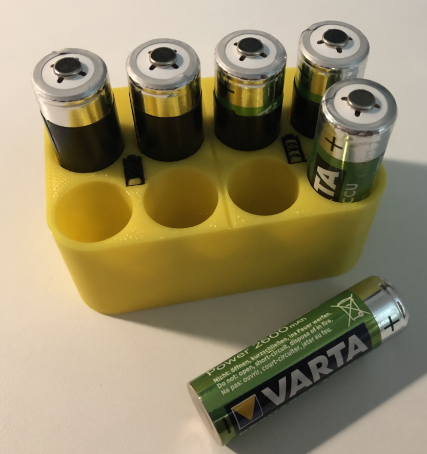 Rechargeable Battery Organizer