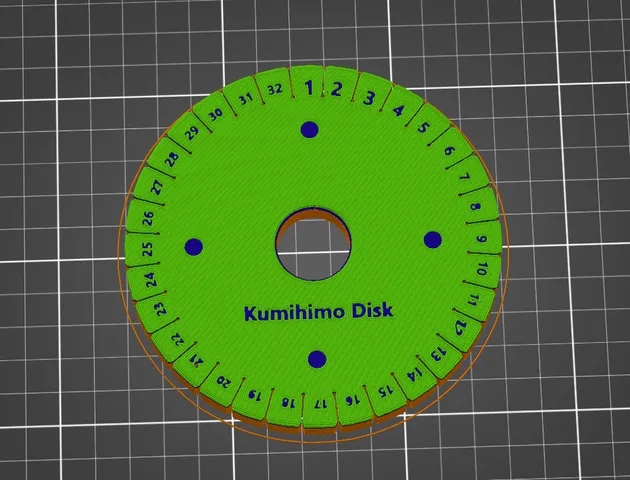 Bead Braiding Disk - kumihimo disk