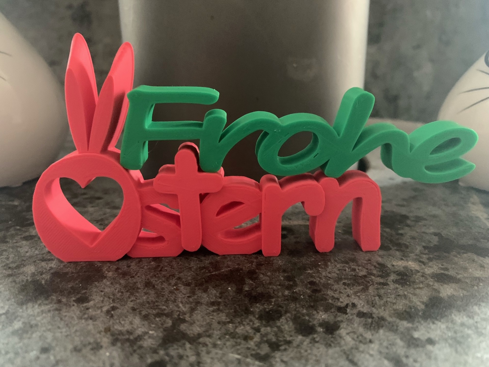 Frohe Ostern Dekoration