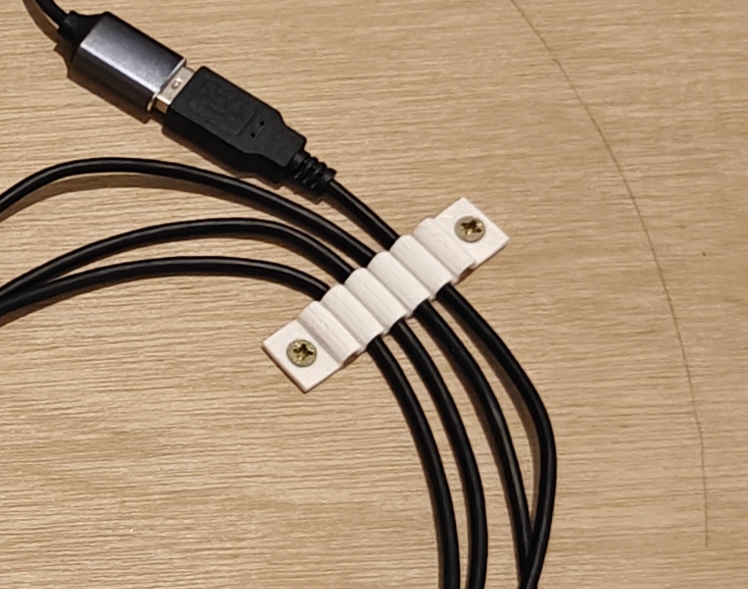Cable management for dartboard