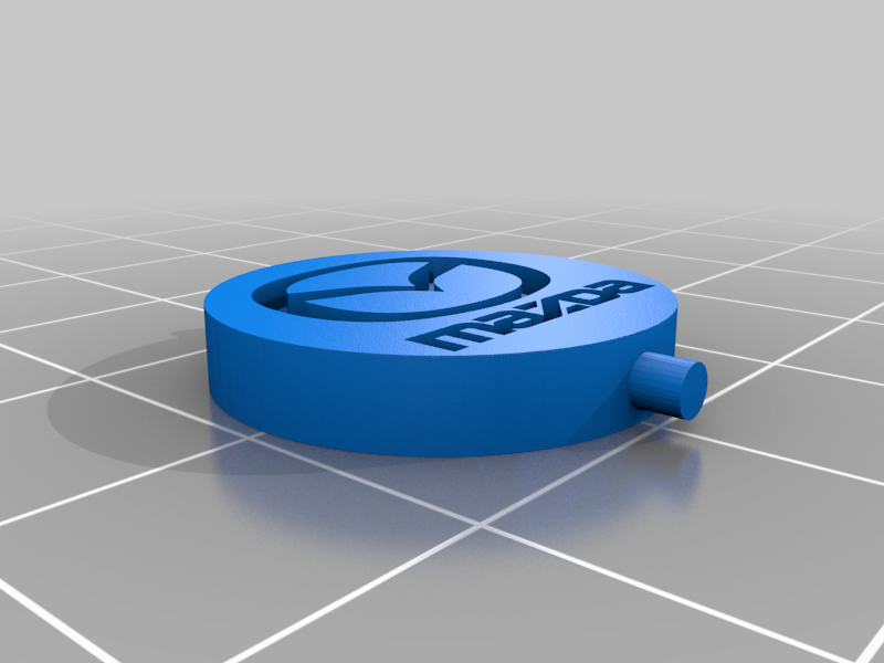 Miniatura 2 do modelo 3D Mazda keychain