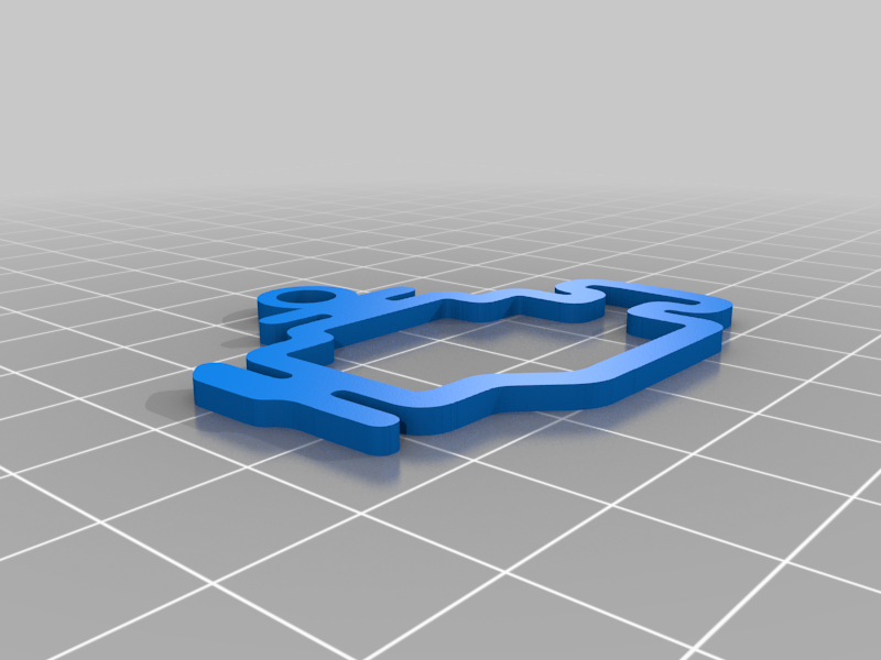 Miniatura 2 do modelo 3D Check Engine keychain