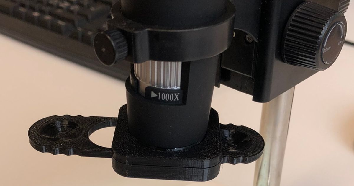USB Microscope filter holder by ntdesign Download free STL model