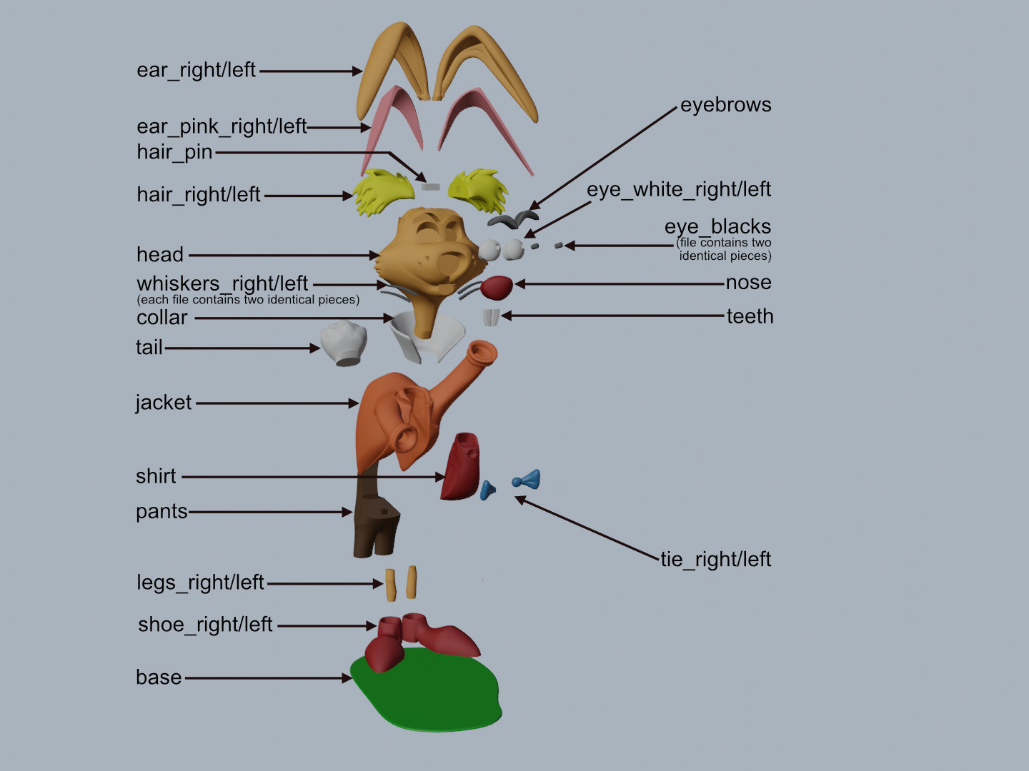 Miniatura 3 do modelo 3D March Hare