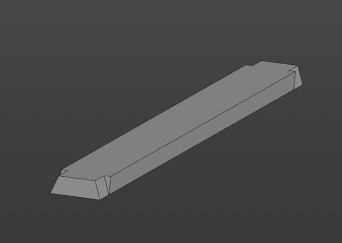 Laptop stand 3D model thumbnail