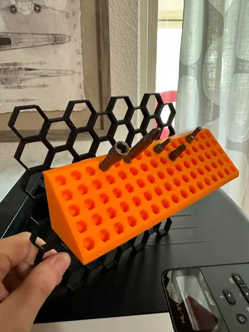 Honeycomb Wall Hex Bit Holder US Standard