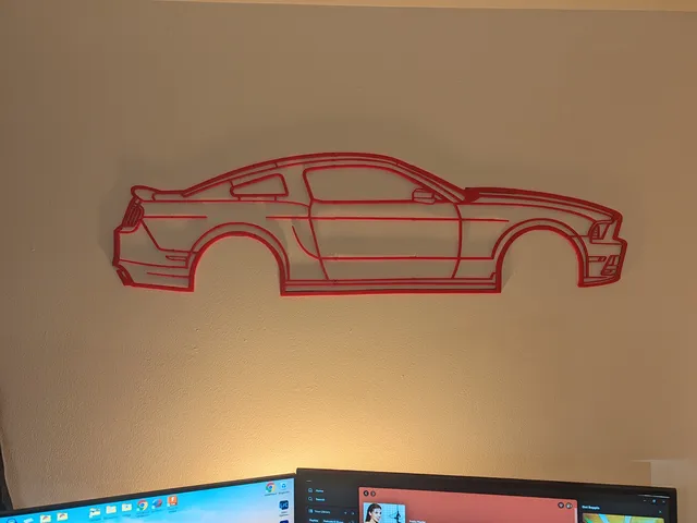 S197 Mustang Wall Art