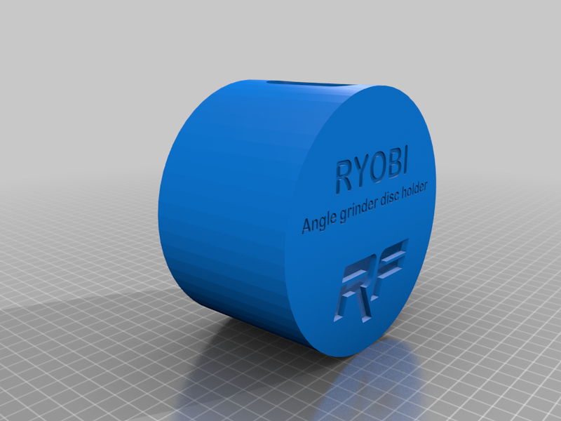 Miniatura 6 do modelo 3D Angle grinder disc holder