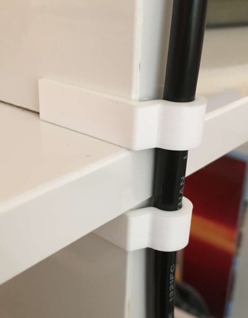 Cable Clip for IKEA Kallax