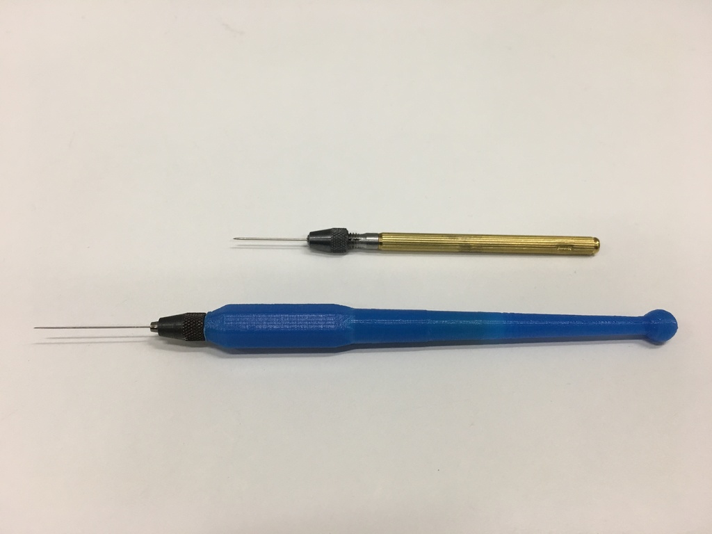 Ergonomic Grip for Needle Collet