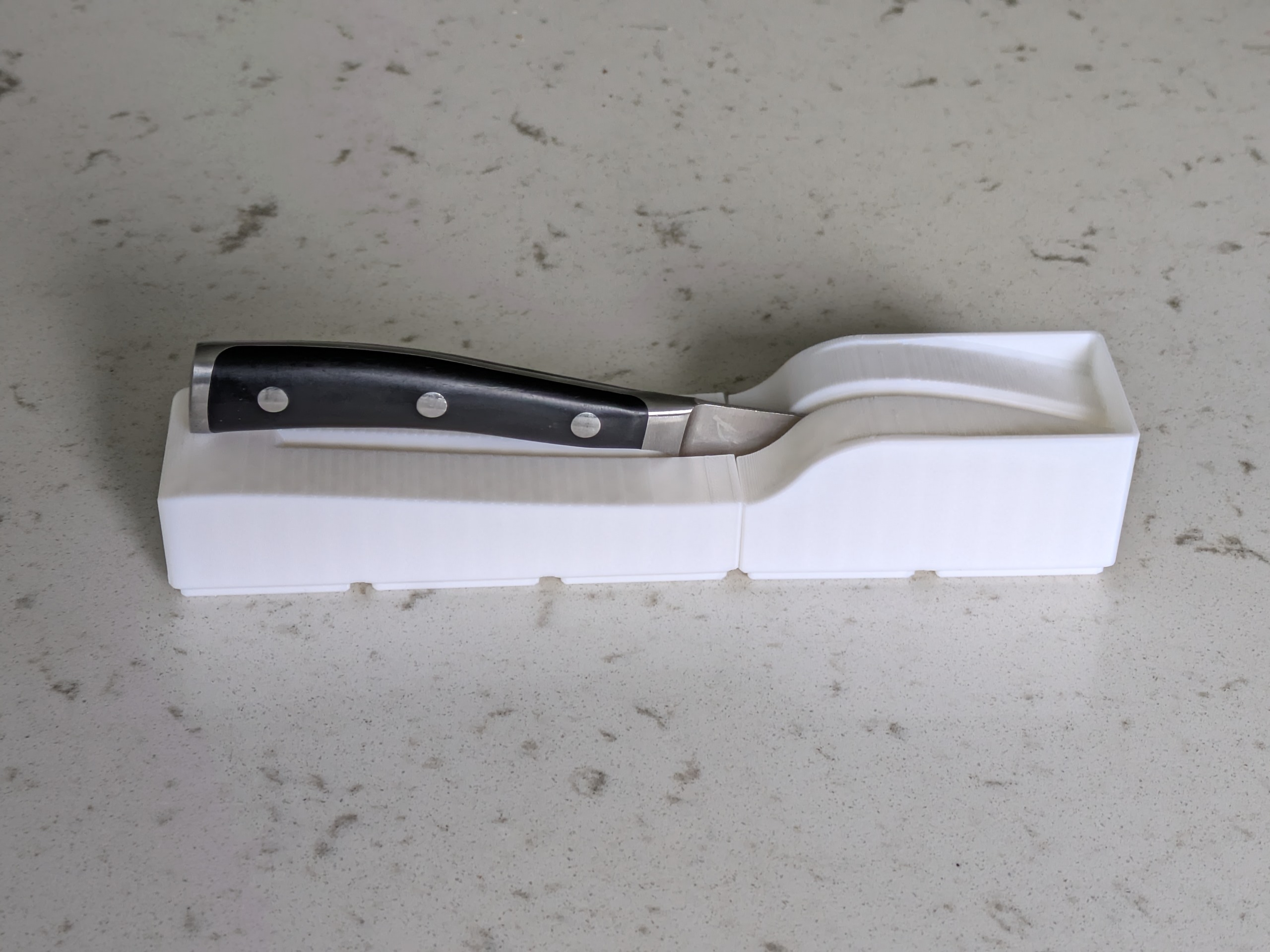 Gridfinity 1x5 Kitchen Knife Block