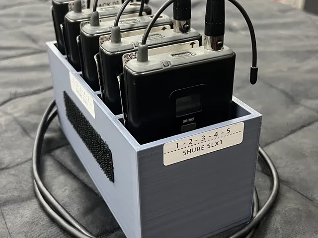 Shure SLX Bodypack Storage