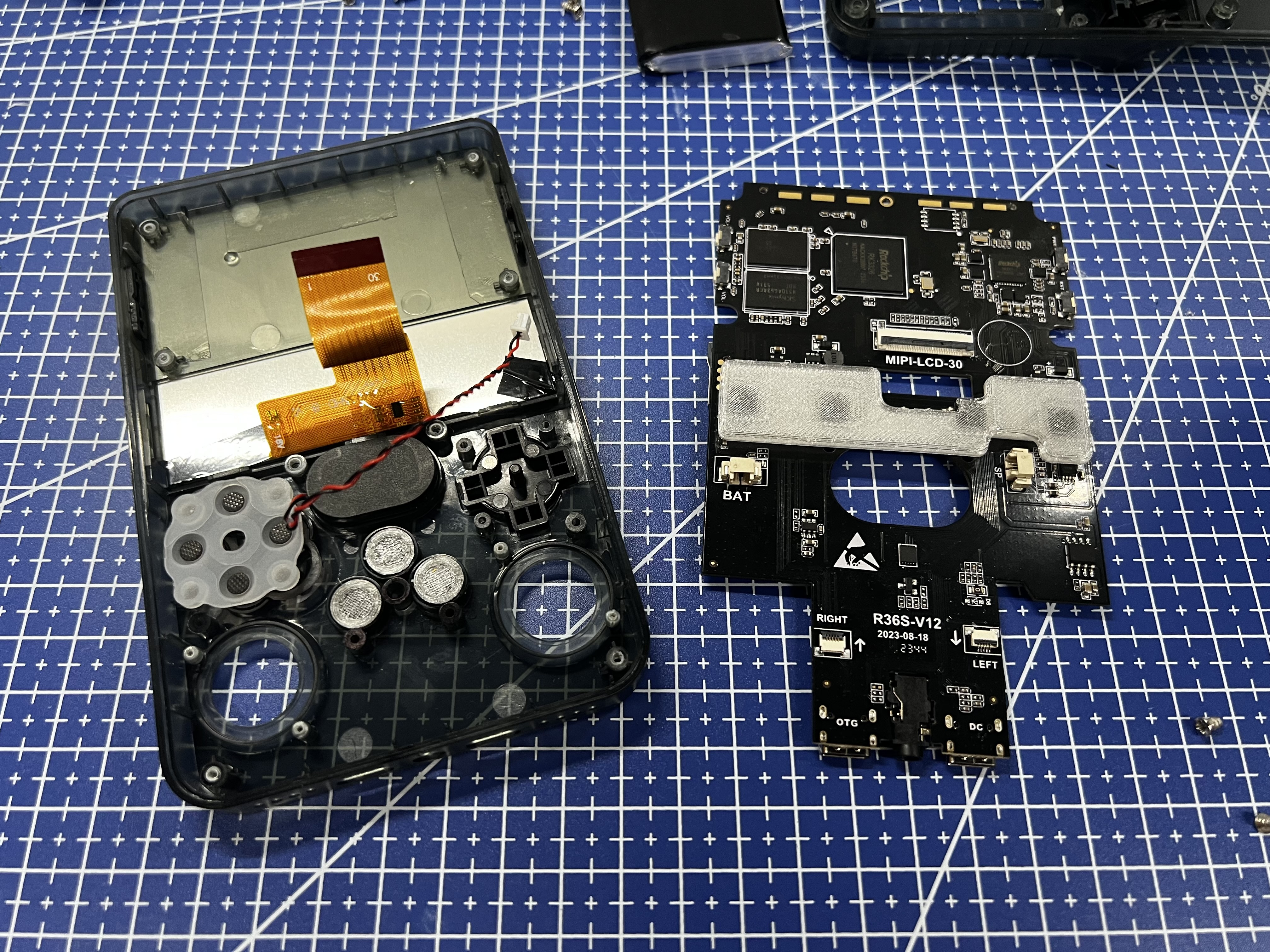 R36S Button Silencer Membrane Mod