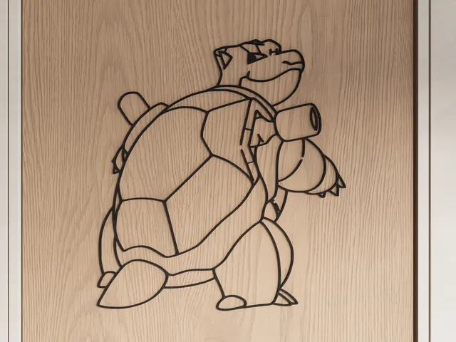 Blastoise Wall Art