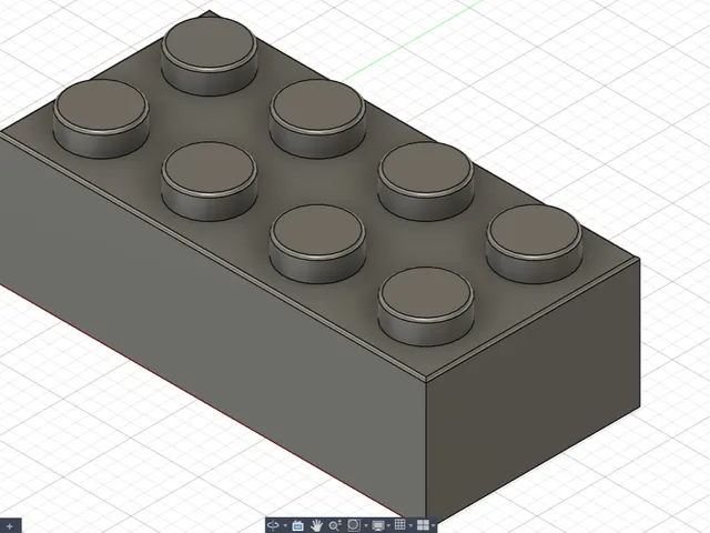 Lego Block 2x8