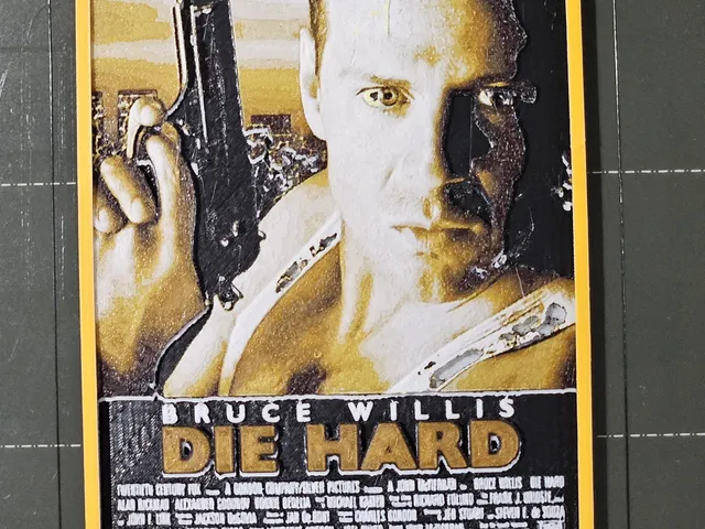 Die Hard Movie HueForge Painting