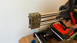X-End with square nuts for Prusa MIN linear guide mod