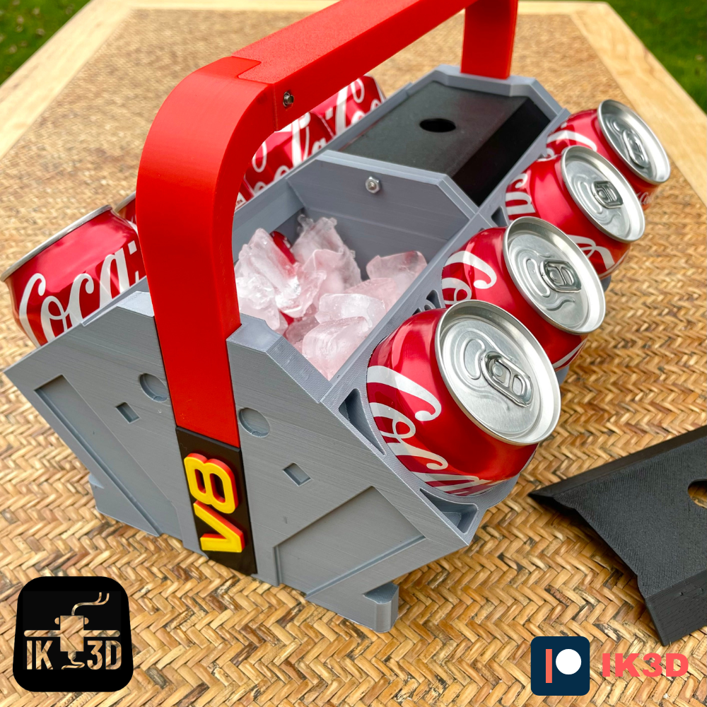 Engine Can Cooler Bundle V4+V6+V8+V12+V16 For Regular And Mini Cans