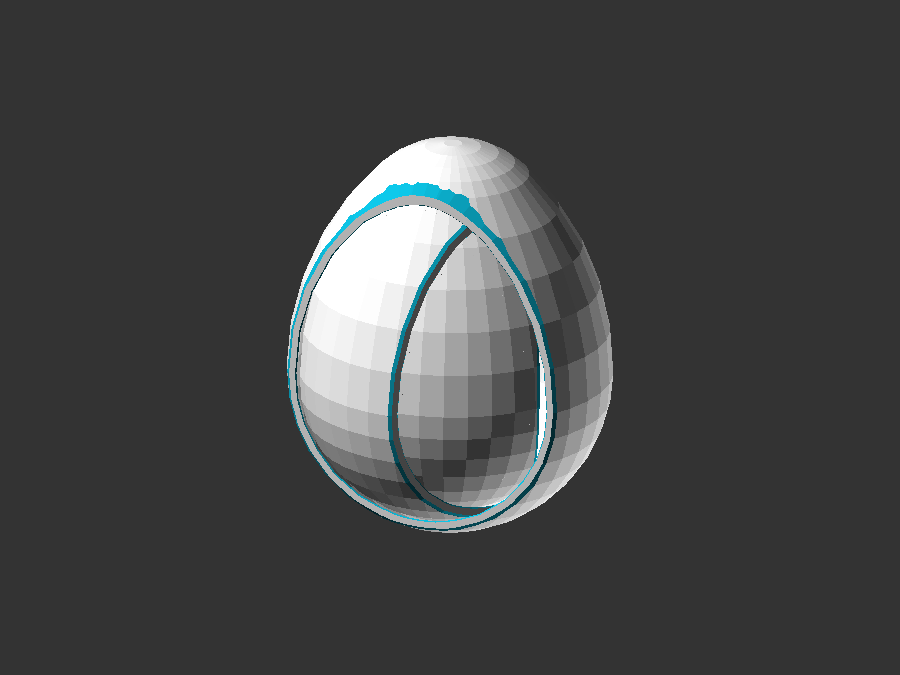 Miniatura 4 do modelo 3D Easter Egg shells