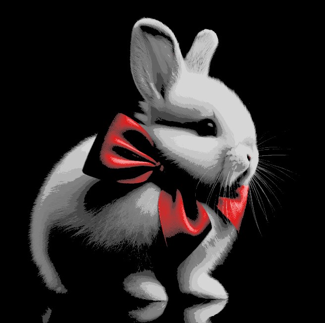 Easter Bunny "Filament Painting"