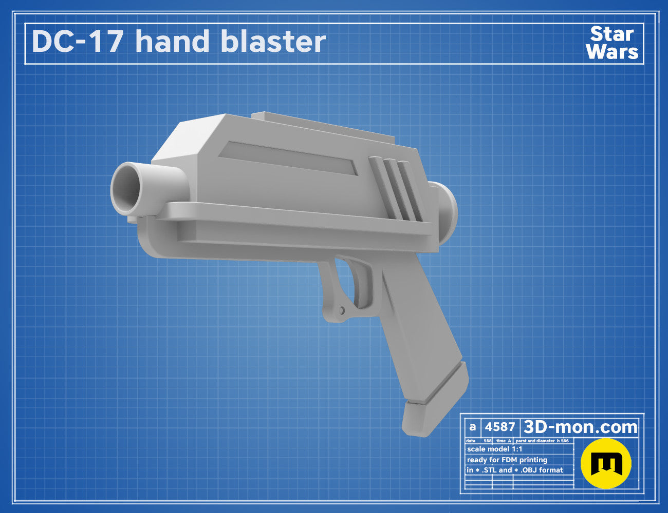 DC-17 Blasters (BadBatch/CloneWars) — miniatura 9