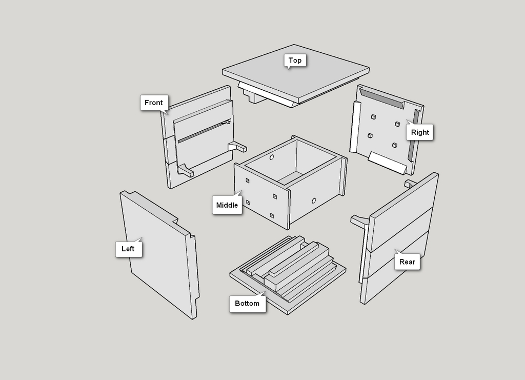 Miniatura 7 do modelo 3D Secret Box