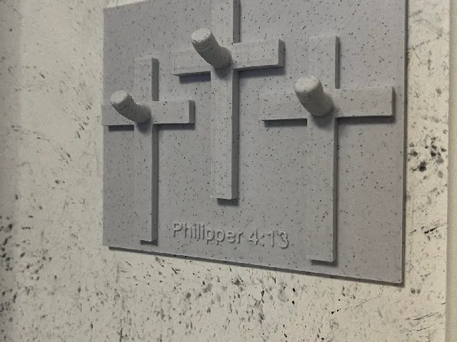 Necklace Holder with Cross