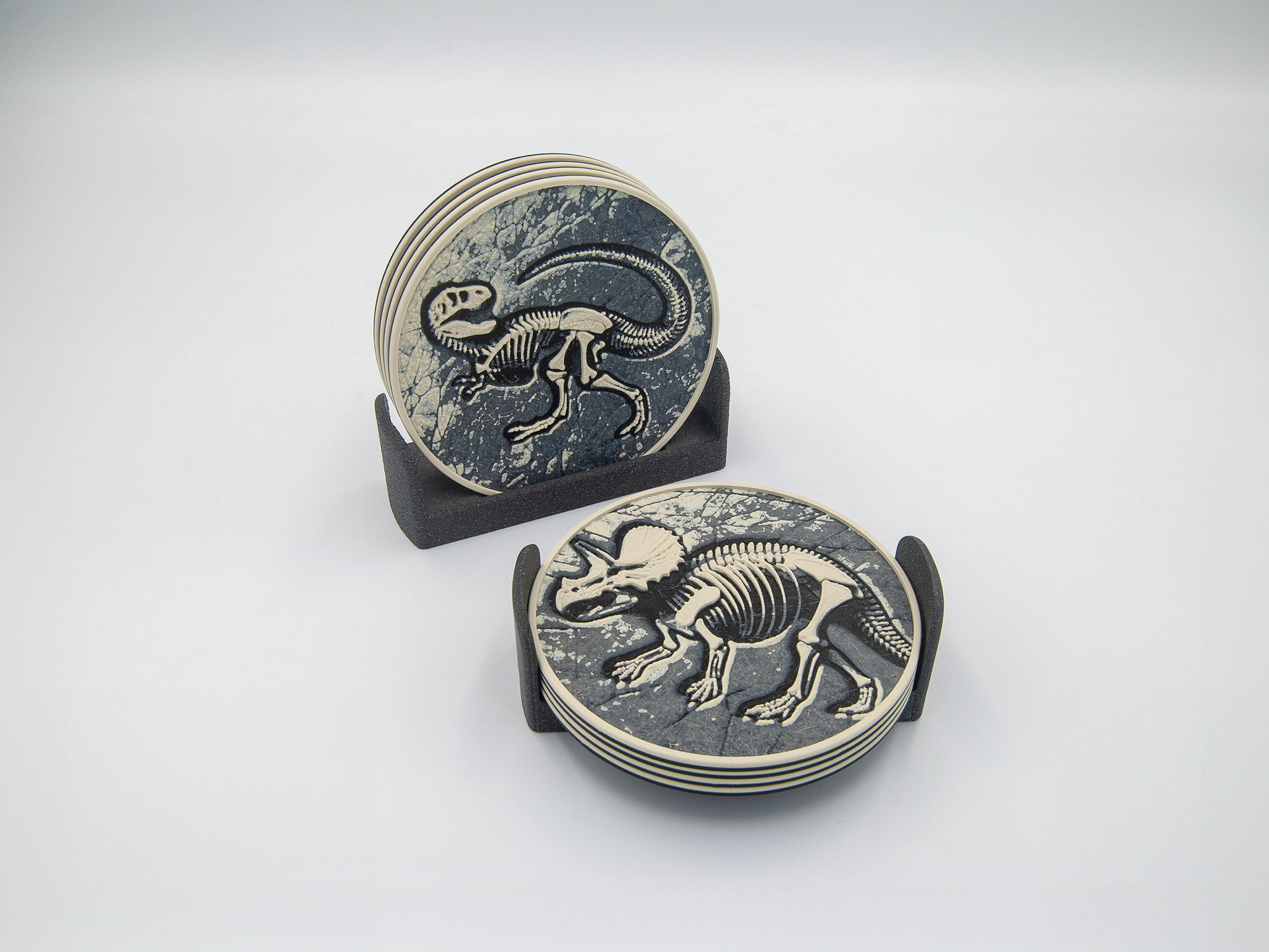 Dinosaur Fossil Coasters by Bamingo Design Printables Store